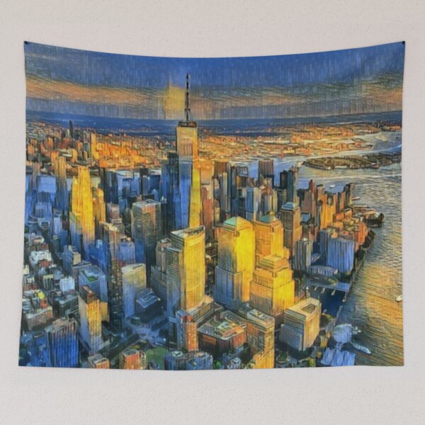 Item preview, Skyline of Lower Manhattan designed and sold by sid1802.