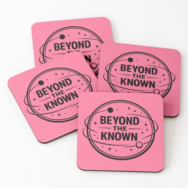 Item preview, Beyond The Known – Minimal Space Badge designed and sold by KawaiiOrbit.