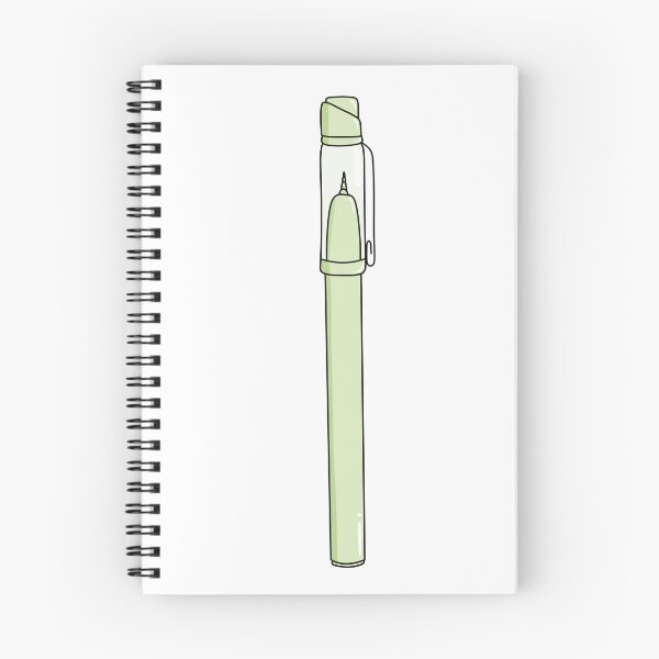 Item preview, Cute Green Pen Sticker – Pastel Study Aesthetic designed and sold by Papiertriangle.