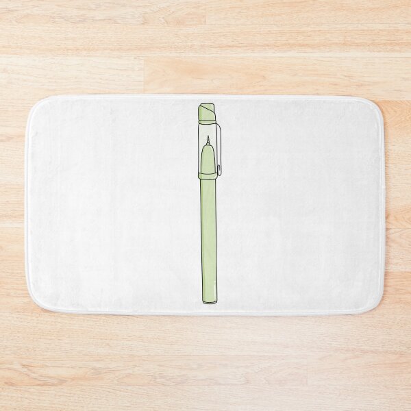 Item preview, Cute Green Pen Sticker – Pastel Study Aesthetic designed and sold by Papiertriangle.