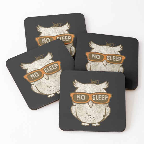Item preview, No sleep - owl designed and sold by 123ks.