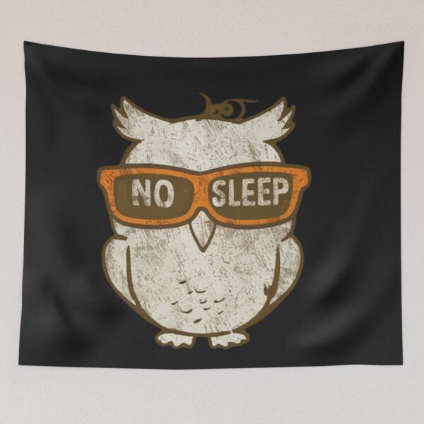 Item preview, No sleep - owl designed and sold by 123ks.