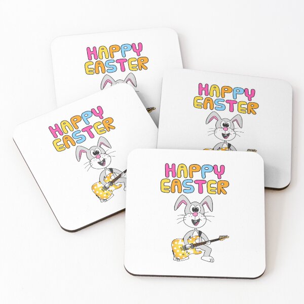 Item preview, Easter Bunny Playing Electric Guitar Guitarist Funny designed and sold by doodlerob.