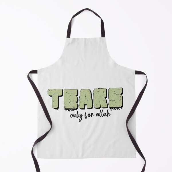 Item preview, Tears for Allah Only Minimalist Sage Green Islamic Typography Art designed and sold by Miniature Store.