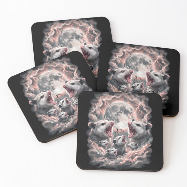 Item preview, Six Opossums We Scream Therefore We Are designed and sold by SkeletonsDanger.