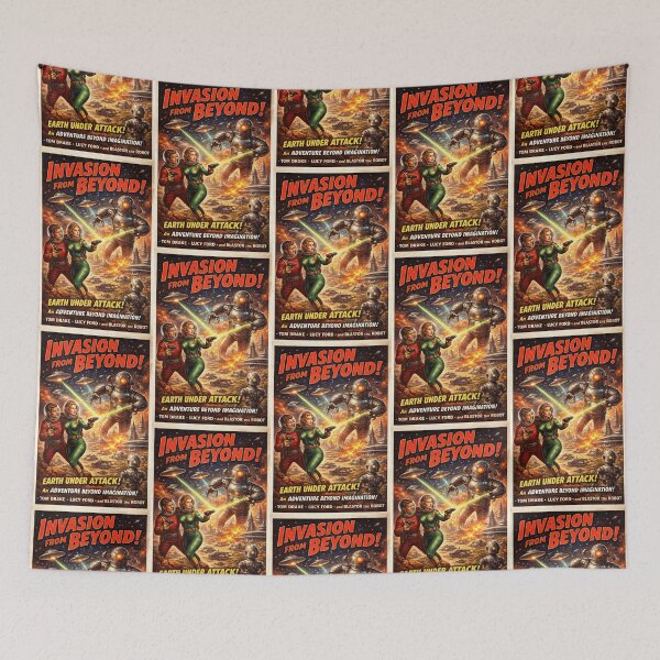 Item preview, Invasion From Beyond designed and sold by TheWonkyEaselCo.