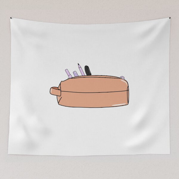 Item preview, Cute Pencil Case Sticker – School Supplies Aesthetic designed and sold by Papiertriangle.