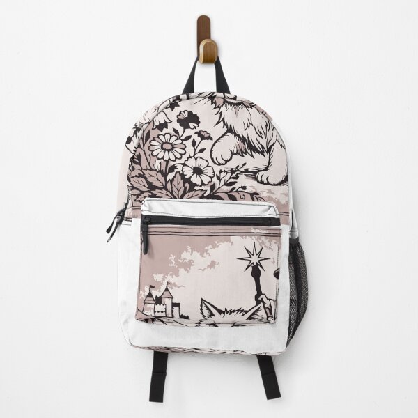 Item preview, Medieval Wizard Riding Giant Cat – Vintage Renaissance Engraving Art designed and sold by Wild Shirt Studio.