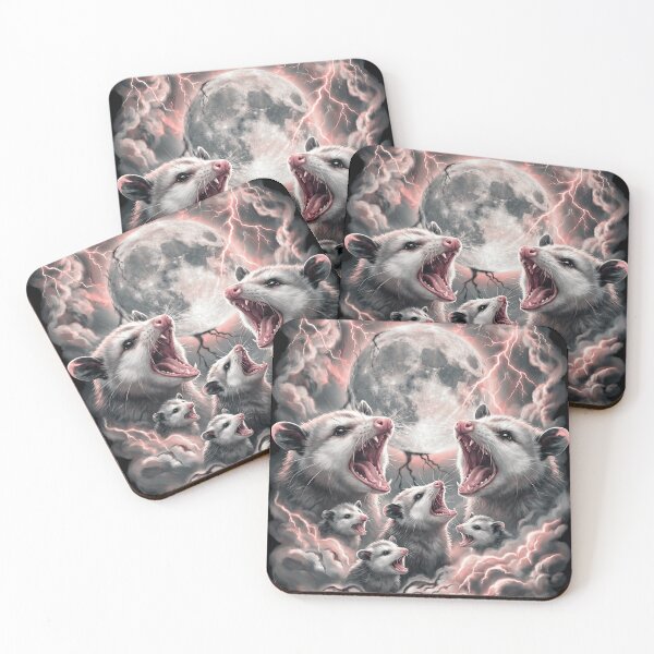 Item preview, Six Opossums We Scream Therefore We Are designed and sold by SkeletonsDanger.