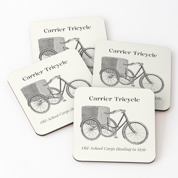Item preview, Carrier Tricycle Antique Memories designed and sold by Sachie's Studio.