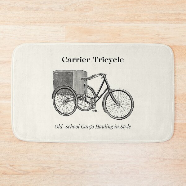Item preview, Carrier Tricycle Antique Memories designed and sold by Sachie's Studio.