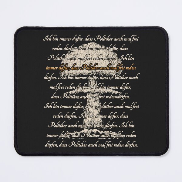 Item preview, Politicians speak freely | Nuclear rhetoric designed and sold by VariousGoodies.