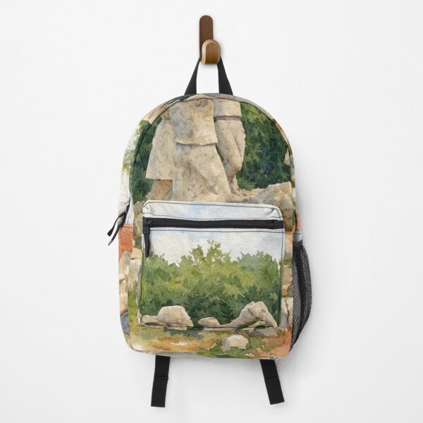 Item preview, Watercolor of the Sardana Monument – Montjuïc, Barcelona designed and sold by Miradas del Mundo.