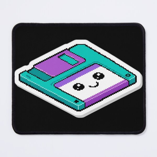 Item preview, Retro 90s Pixel Art Floppy Disk Vaporwave designed and sold by PixelAlchemyHQ.