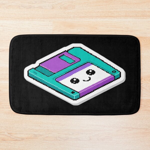 Item preview, Retro 90s Pixel Art Floppy Disk Vaporwave designed and sold by PixelAlchemyHQ.