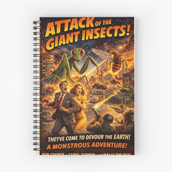 Item preview, Attack of the Giant Insects designed and sold by TheWonkyEaselCo.