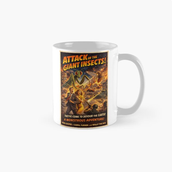 Item preview, Attack of the Giant Insects designed and sold by TheWonkyEaselCo.