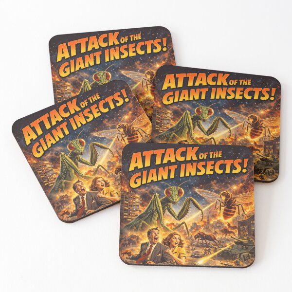 Item preview, Attack of the Giant Insects designed and sold by TheWonkyEaselCo.
