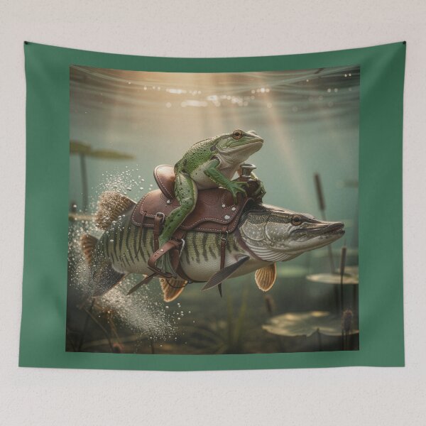 Item preview, Muskie Bustin' Cowboy Frog designed and sold by Tridentulus.