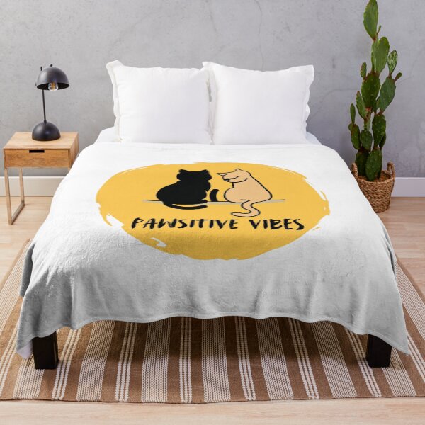 Item preview, Pawsitive vibes with cats designed and sold by Vandavision.