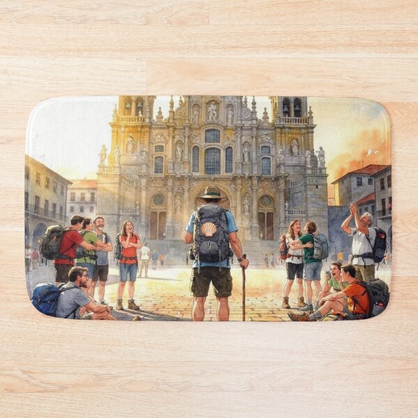 Item preview, On the Way of St. James, arrival at the evening's stop designed and sold by jefboutique6150.
