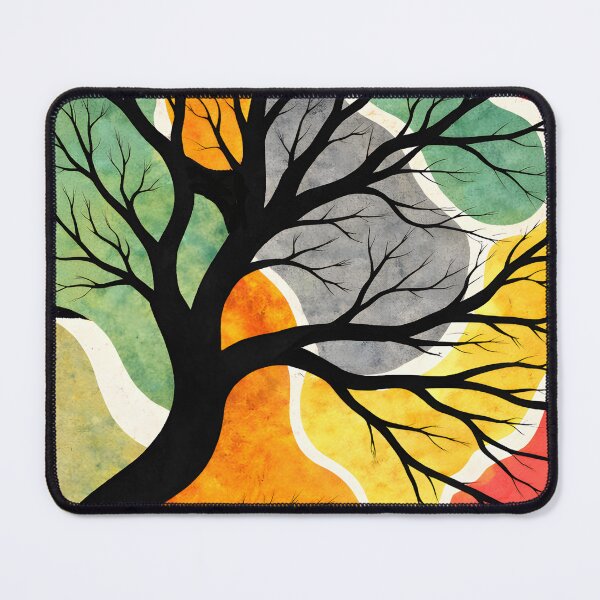 Item preview, Colorful Seasons Tree – Abstract Modern Nature Art designed and sold by blankTeeShirt.