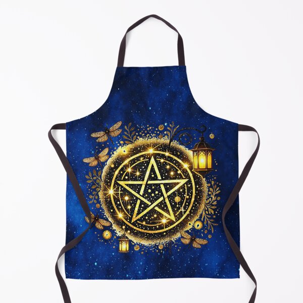 Item preview, Celestial Pentacle – Golden Forest Witchcraft Sigil designed and sold by MysticOzzy.