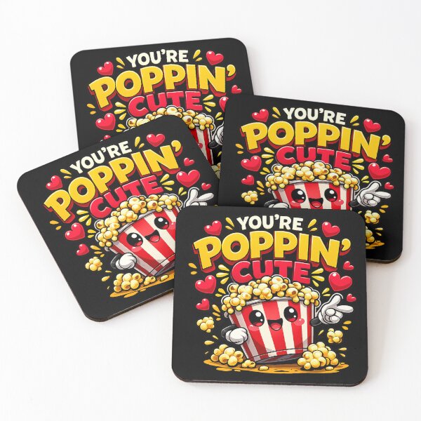 Item preview, You’re Poppin’ Cute Popcorn Pun Shirt designed and sold by Papier Atelier Art.