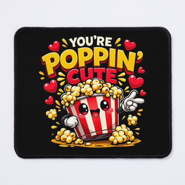 Item preview, You’re Poppin’ Cute Popcorn Pun Shirt designed and sold by Papier Atelier Art.