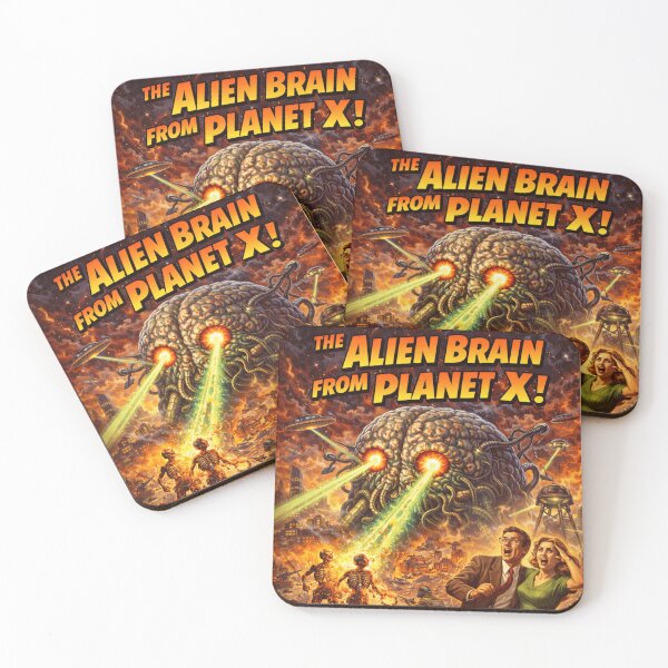 Item preview, The Alien Brain From Planet X designed and sold by TheWonkyEaselCo.