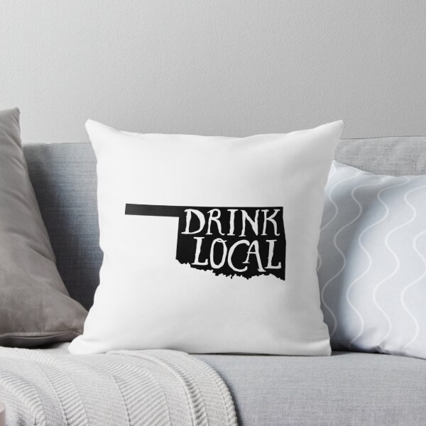 Item preview, Drink Local Oklahoma State Outline Craft Beer designed and sold by graf1k.