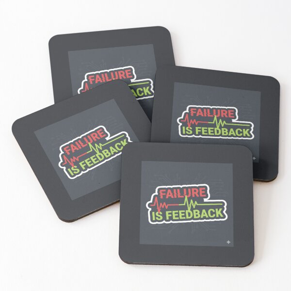 Item preview, Failure Is Feedback Growth Mindset Tech Sticker designed and sold by Scro-Ciob-Shop.