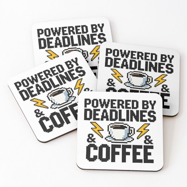Item preview, Powered by Deadline and Coffee 8-Bit designed and sold by Hoowly101.