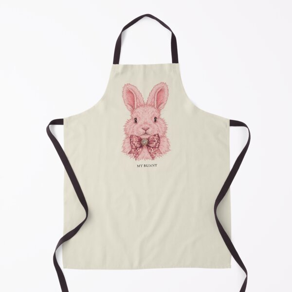Item preview, Pink bunny with a glamorous bow "My bunny" designed and sold by BoomPoster.