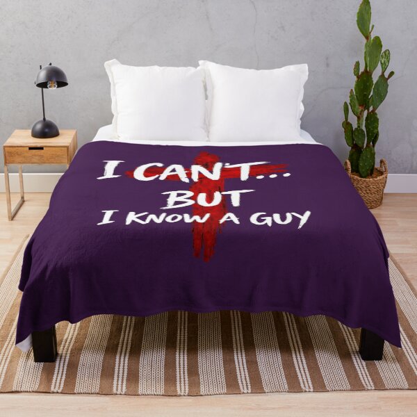 Item preview, I Know A Guy – Minimalist Christian Faith Art designed and sold by PrintAtelier.