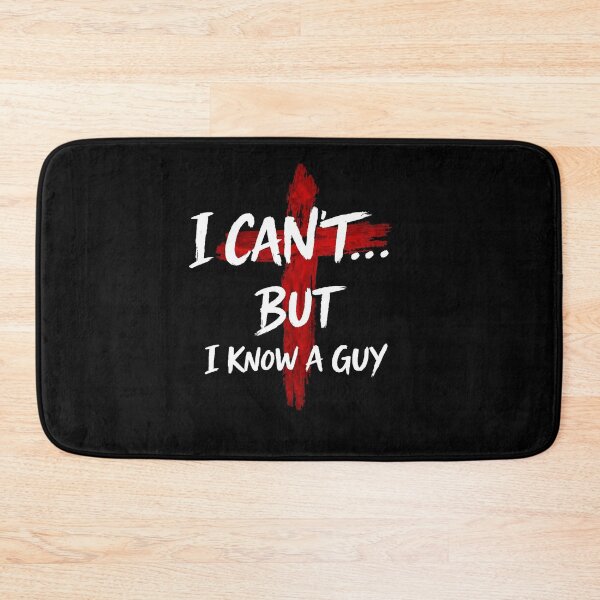 Item preview, I Know A Guy – Minimalist Christian Faith Art designed and sold by PrintAtelier.