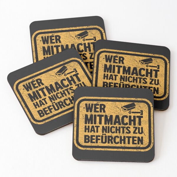 Item preview, Political Statement Design – Criticism of surveillance with a quote on basic security designed and sold by VariousGoodies.