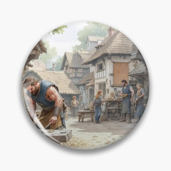 Item preview, Village life (Middle Ages) designed and sold by jefboutique6150.