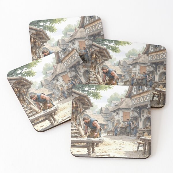 Item preview, Village life (Middle Ages) designed and sold by jefboutique6150.