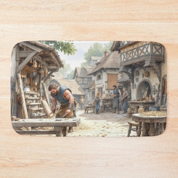 Item preview, Village life (Middle Ages) designed and sold by jefboutique6150.