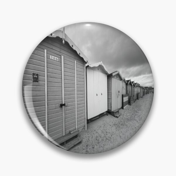 Item preview, English Beach Huts Monochrome designed and sold by Londonimages.