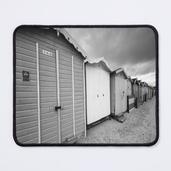 Item preview, English Beach Huts Monochrome designed and sold by Londonimages.