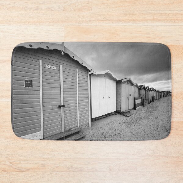 Item preview, English Beach Huts Monochrome designed and sold by Londonimages.