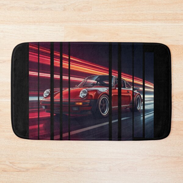 Item preview, Porsch 911 Turbo S inspired Design Vintage racing poster style, dynamic motion lines 10 designed and sold by Neon G.