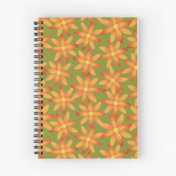 Item preview, Golden Olive Sunburst Daisies Pattern designed and sold by ginalouisalynn.