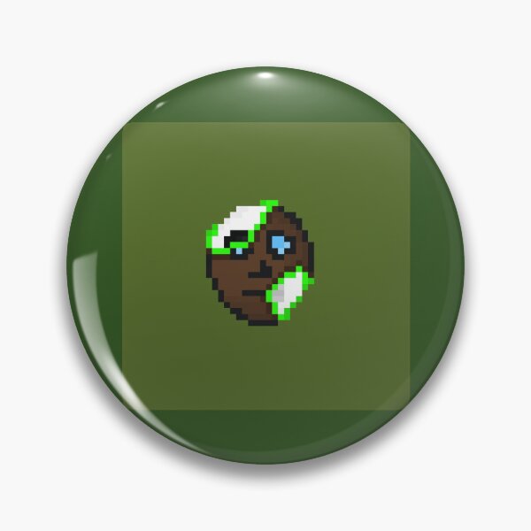 Item preview, BlankHead - Green Neon Patch (Color Frame) designed and sold by AngeloPixels.