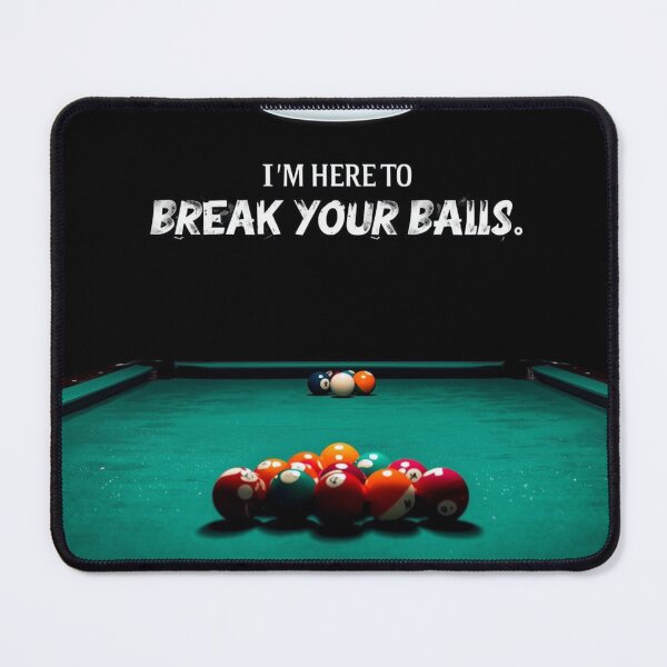 Item preview, Funny Pool Hall Quote Design, Billiards Humor Art, Sarcastic Game Room Illustration designed and sold by BuzzworthyDLs.