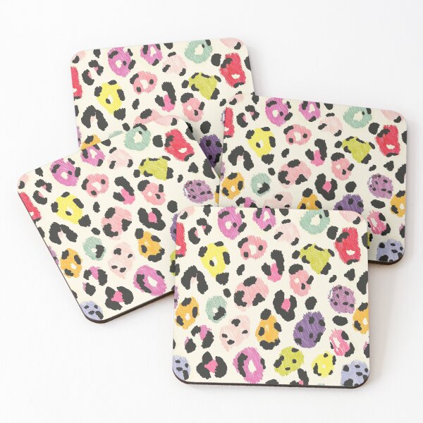 Item preview, Colorful Leopard Print — Retro Scribble Animal Pattern designed and sold by HotFluff.