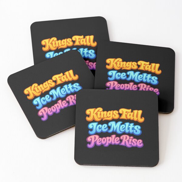 Item preview, Kings Fall Ice Melts People Rise Together designed and sold by SkeletonsDanger.