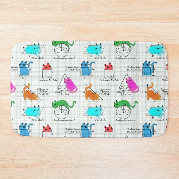 Item preview, Mathcatics - Cute Cat Math designed and sold by Carrie Cantwell Art.